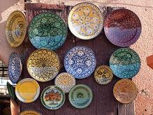 Keramika z Maroka - mističky a talíře