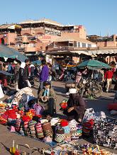 Trhy na náměstí Jemaa El Fna