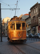 Starodávna tramvaj v Portu