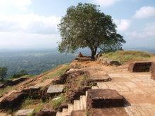 Sigiriya - co zdola není vidět