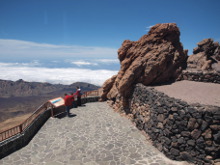 Vyhlídka u lanovky na El Teide