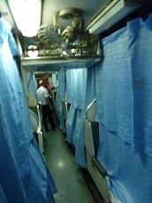 Jak se spí v thajském vlaku Jak se spí v thajském vlaku