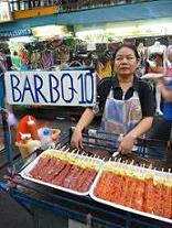 BBQ po thajsku - Khaosan Road, Bangkok