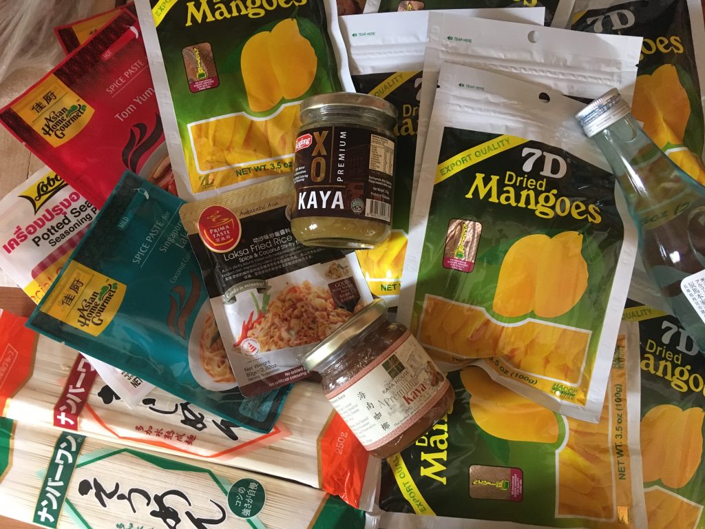 Sušené filipínské mango, Kaya a další suvenýry