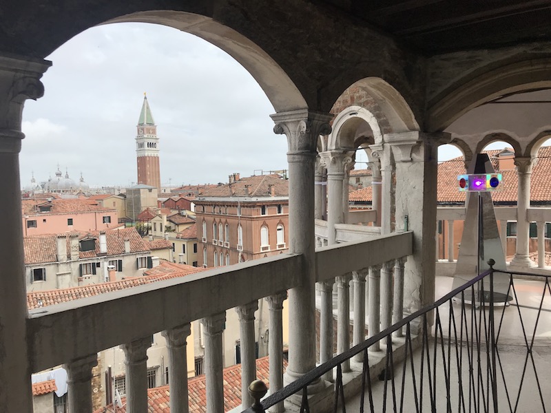 Výhled z věže paláce Contarini del Bavolo