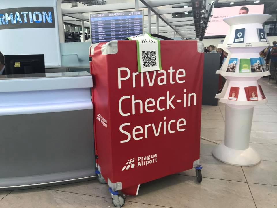 Private check-in letiště Praha