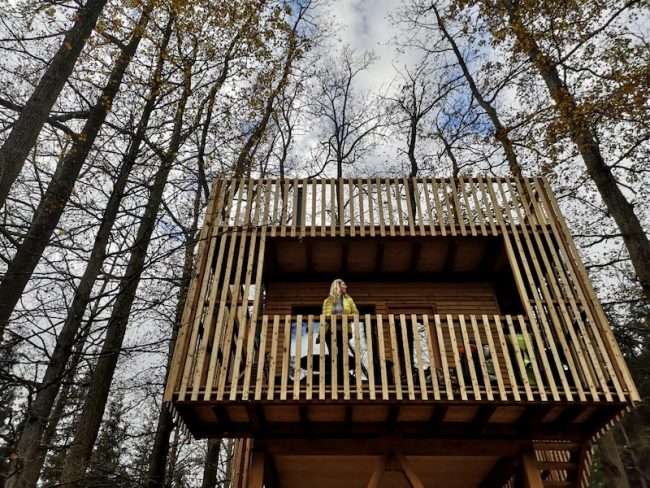 Stromovny netradiční hotel - treehouse