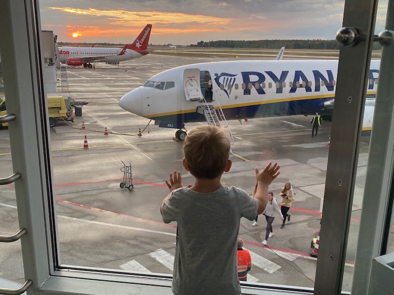 Cestování s dětmi letadlem