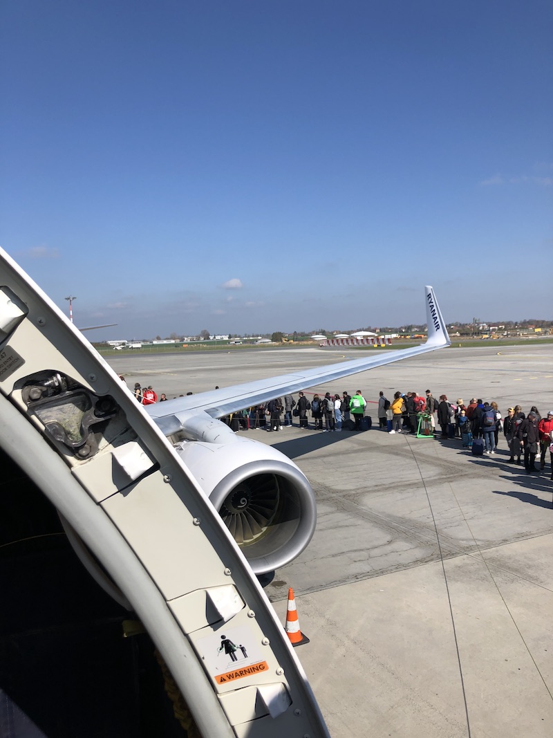 The boarding queue: Priority does not always mean a short wait